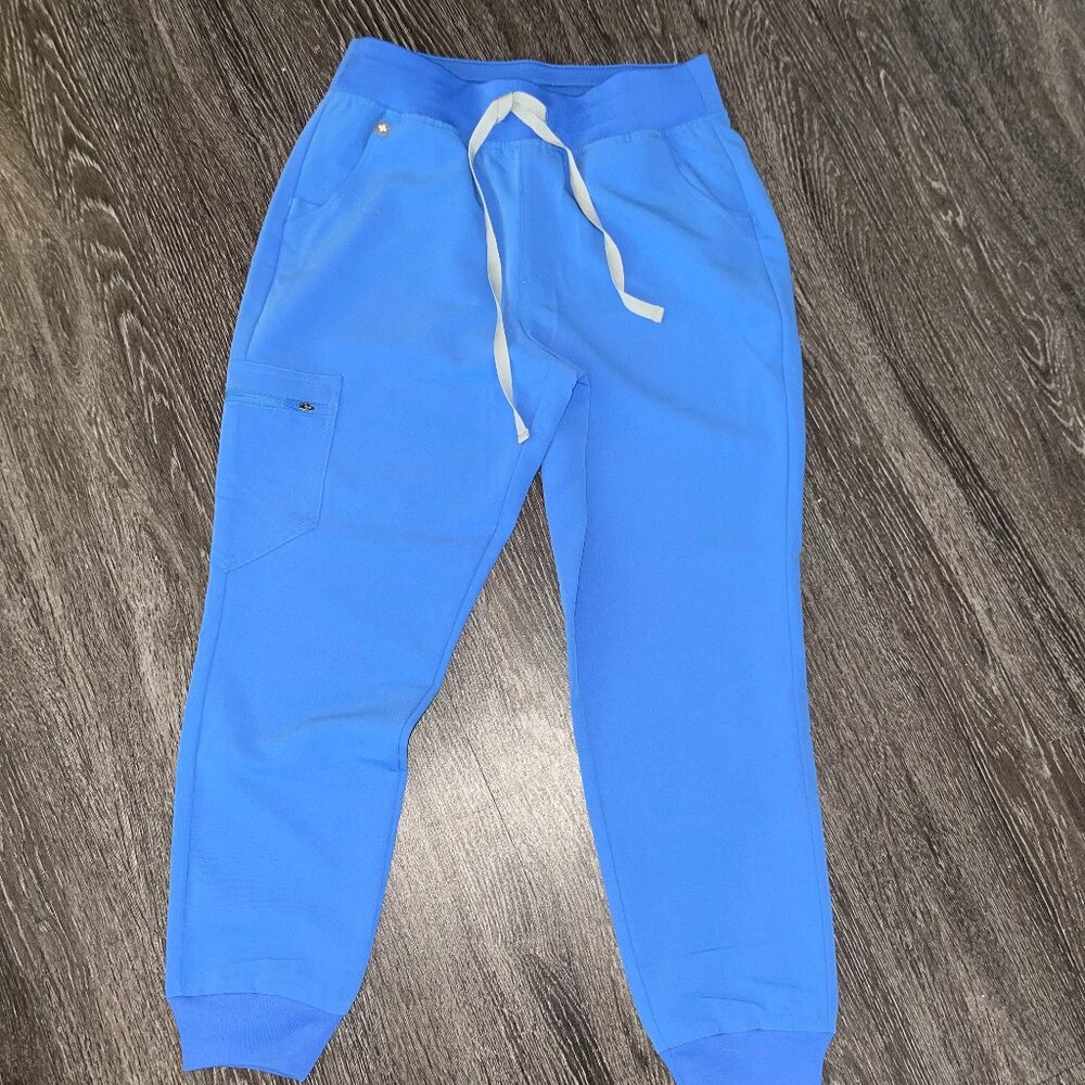 Figs Ceil Blue Jogger Scrubs Size MP